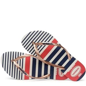 NWT Youth Havaianas Slim Nautical Flip-flops